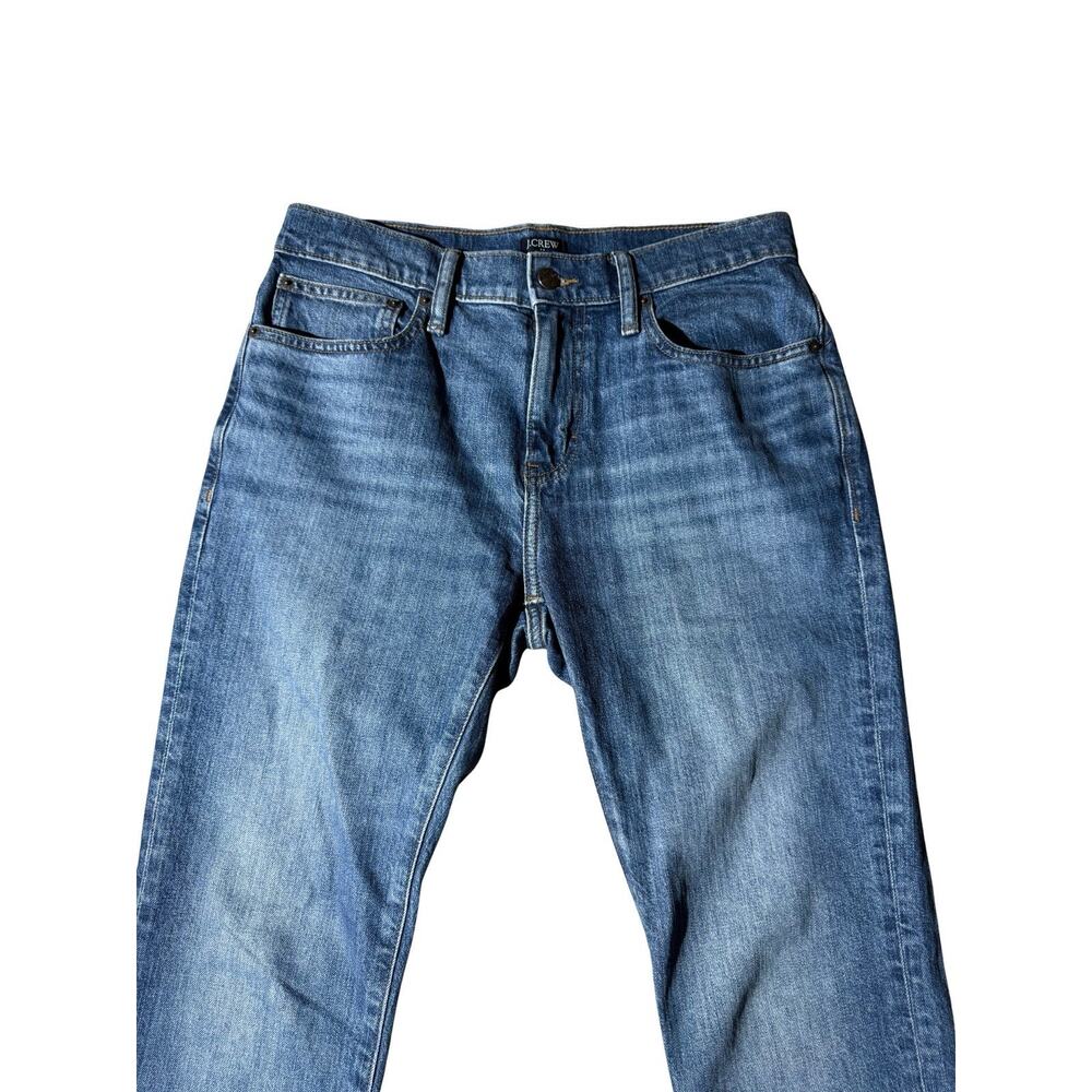 J Crew Jeans Mens 30x31 Blue Flex Skinny Fit Stretch Denim Medium Wash Pants - Picture 2 of 8
